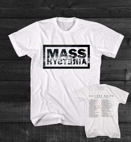 MASS HYSTERIA "Matière Noire Tour 2015/2016" T-SHIRT - FAN CLUB Edition