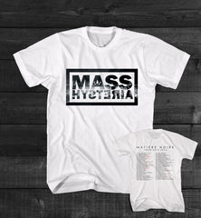 MASS HYSTERIA "Matière Noire Tour 2015/2016" T-SHIRT - FAN CLUB Edition