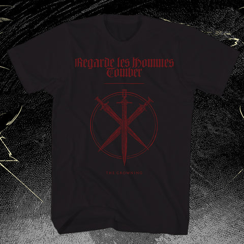 REGARDE LES HOMMES TOMBER "The Crowning / Red" T-shirt