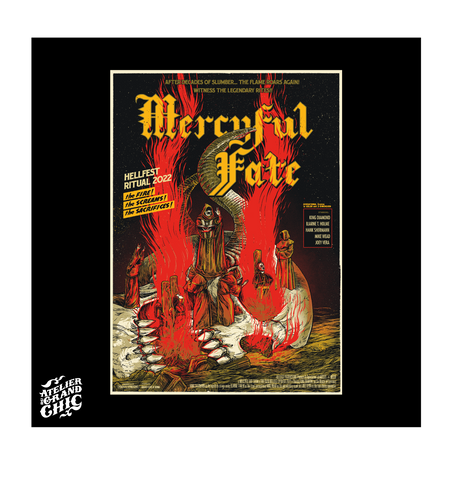 MERCYFUL FATE "Hellfest 2022" Screen Print